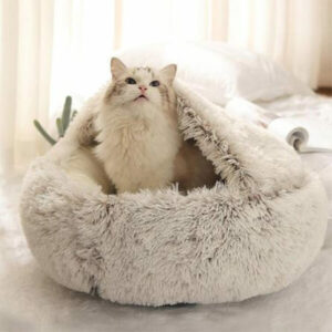 Coussin fluffy pour chat